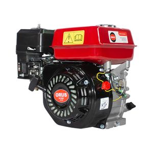 Motor ORUS a gasolina 6.5HP, 3.600 rpm eje de rosca Ø 3/4"