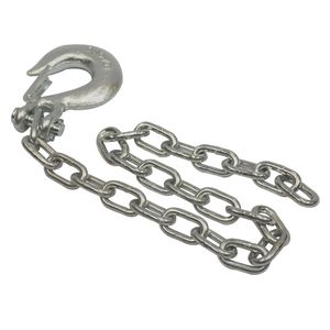 Cadena de Seguridad para Remolque 1/4" x 30" con Gancho Deslizante – 7,800 lbs