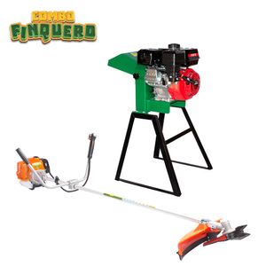 Combo finquero: Picapasto FORTE PF-500/PLUS 6.5HP + Guañadora MONTEE MG430 eje rigido 42.7 cc