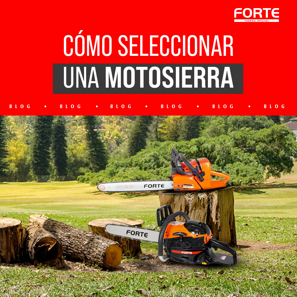 Cómo seleccionar una motosierra